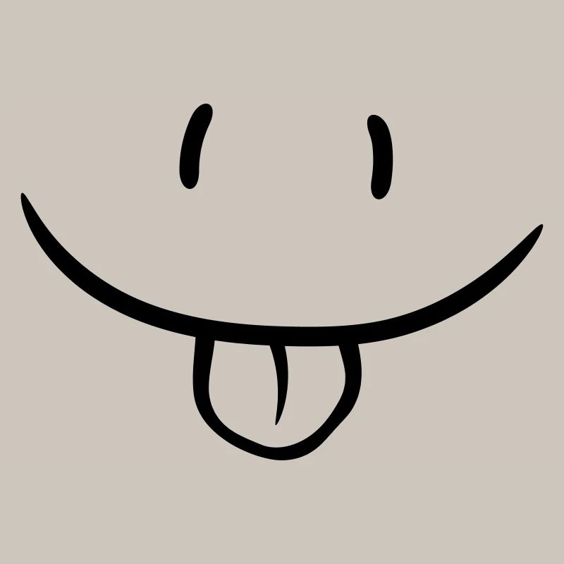 Comic Gesicht Frech