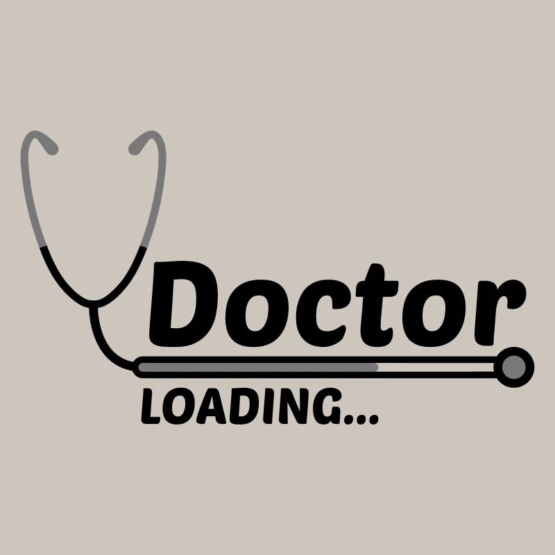 doctor training loading loading bar stethoscope ab