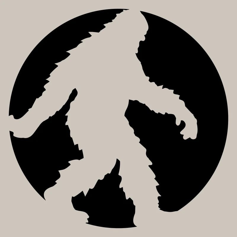 circle round logo going running sideways bigfoo