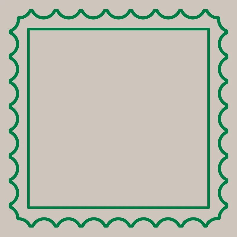 Square postage stamp