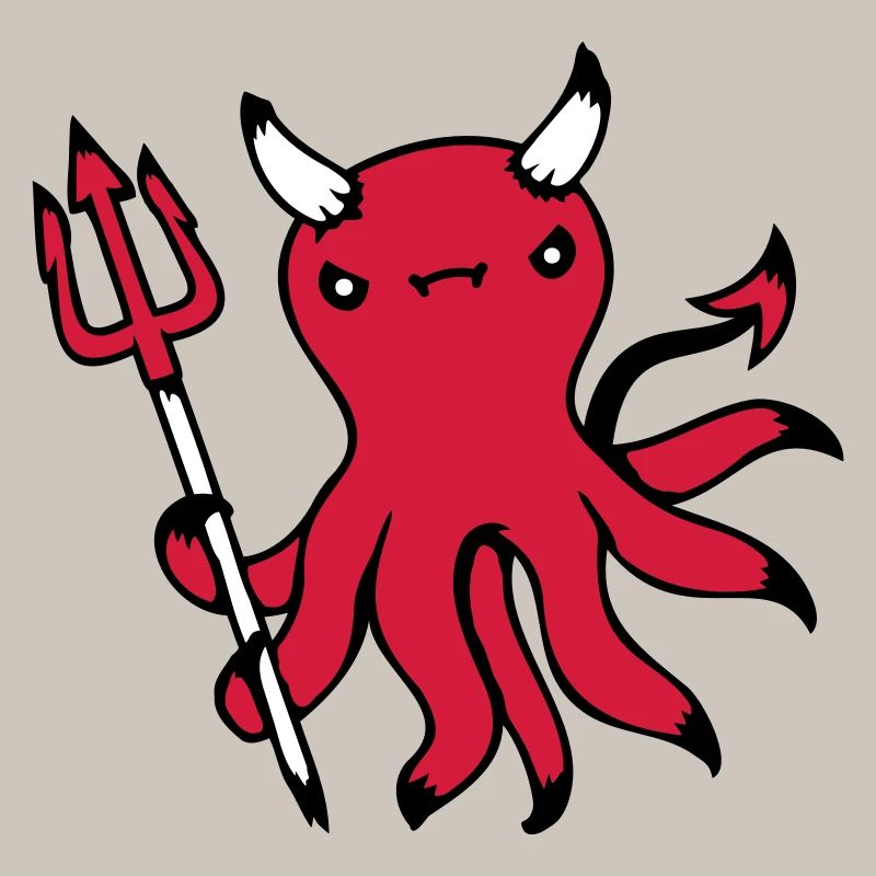 Octopus Devil Hell Satan Evil Purgatory Naughty