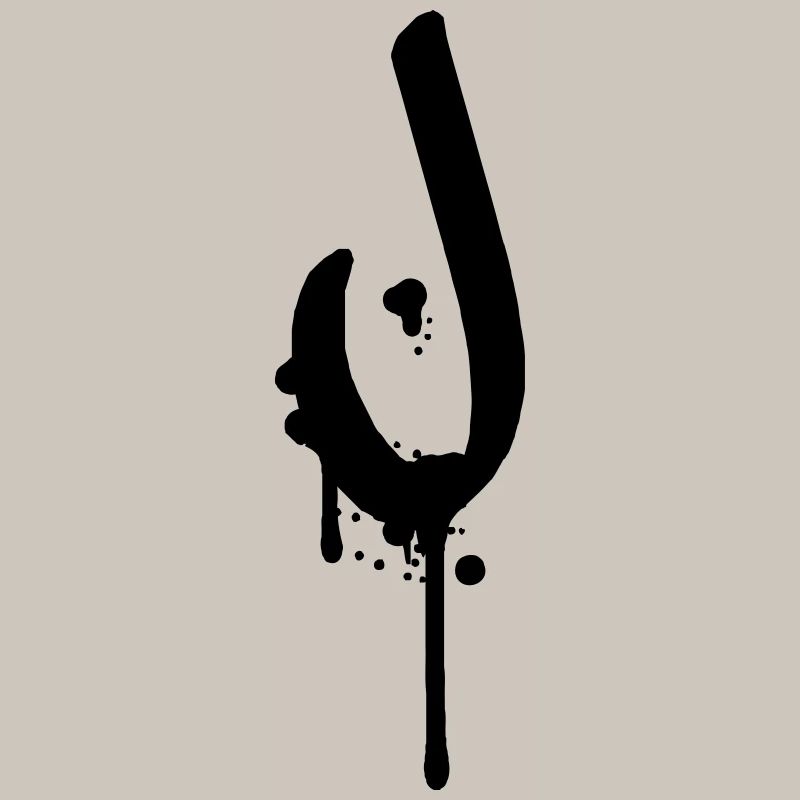 Graffiti J tombe Farbklex spray