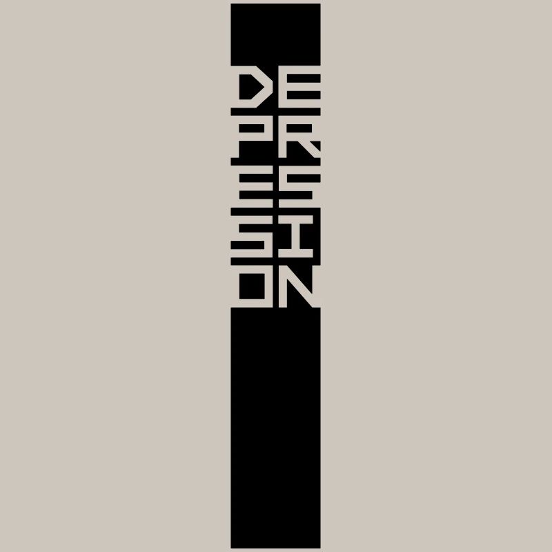 Text Balken Depression