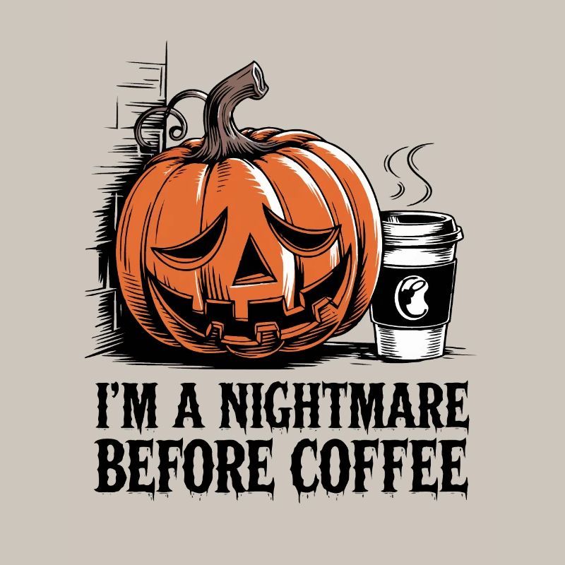 Ich bin ein Albtraum vor dem Kaffee