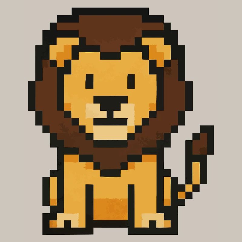 Löwe Pixel