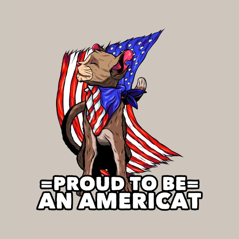 Proud to be an ameri-cat 4. Juli