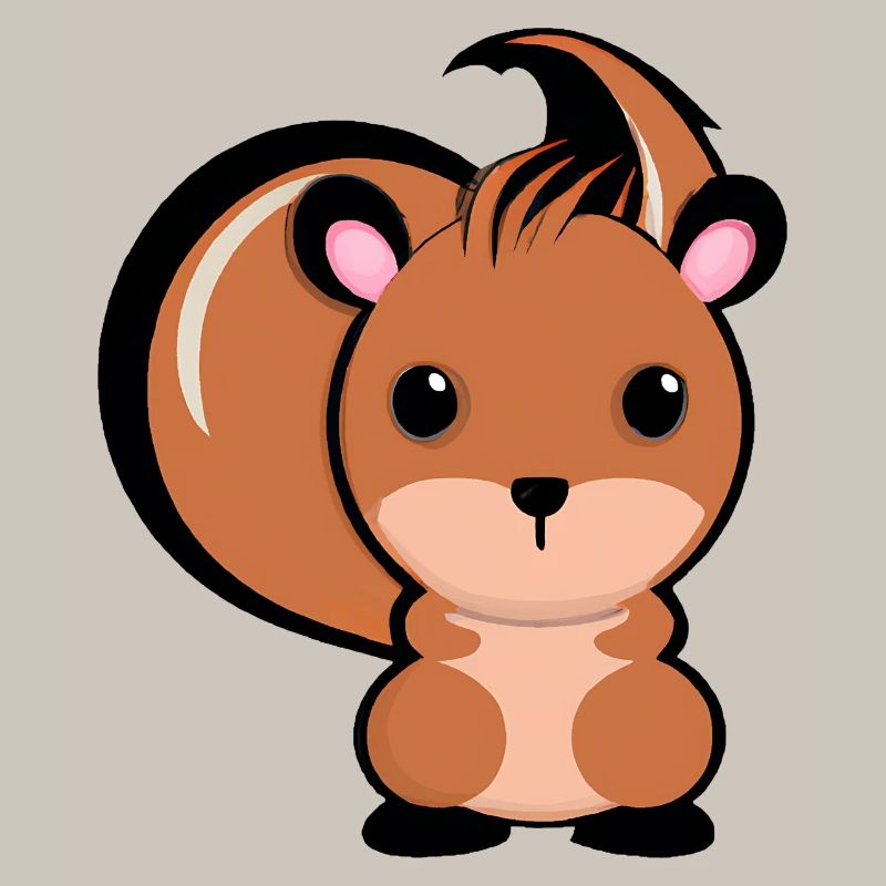 Süßes Eichhörnchen