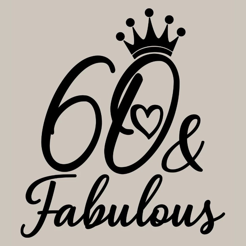 60 et fabuleuse fête d’anniversaire de 60 ans