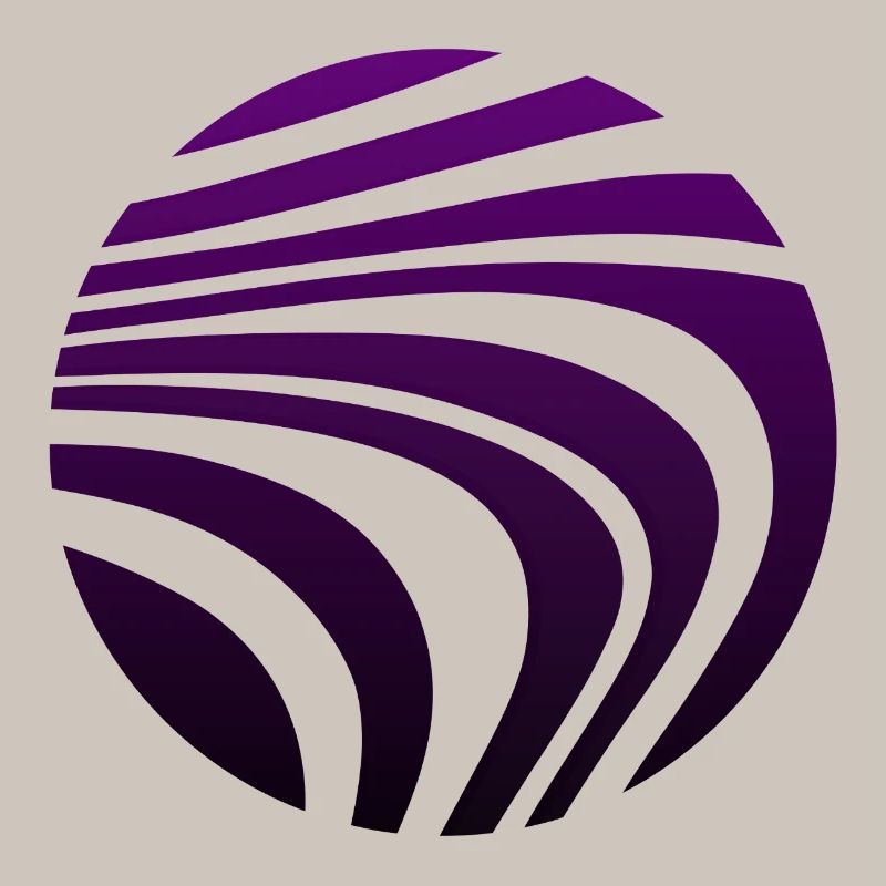 Psychedelic Pattern Violet Gradient