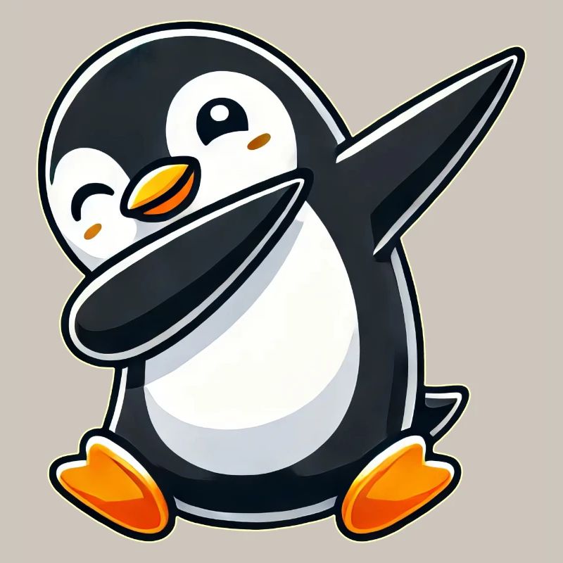 Penguin Dab A Cool Dancing Penguin Dabbing D
