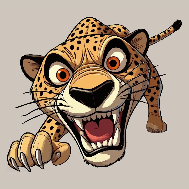 Cheetah attacks