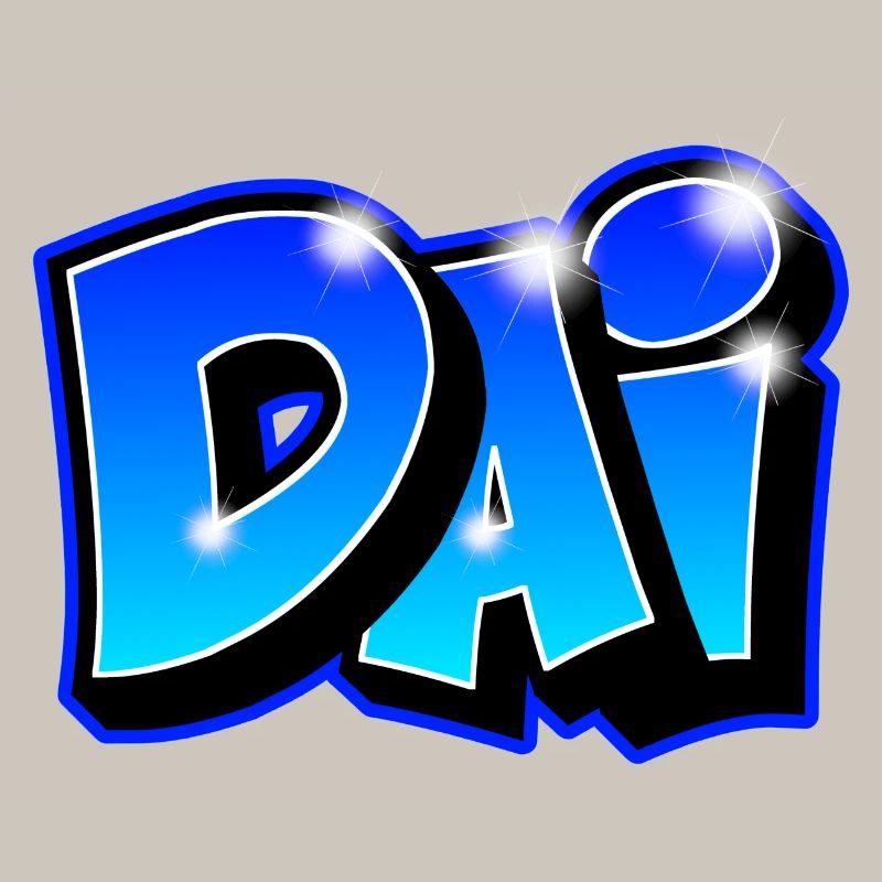 Graffiti "DAI" printable on any medium