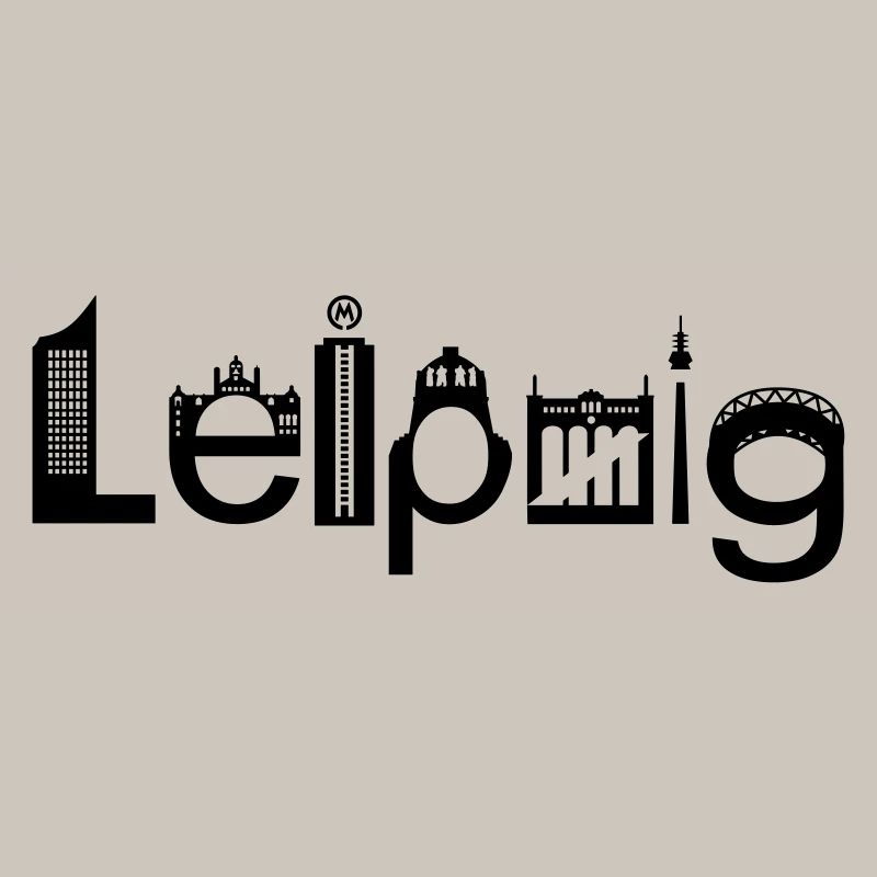 Leipzig Skyline with Landmarks
