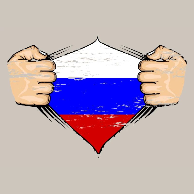 Conception du drapeau de la Russie utilisée