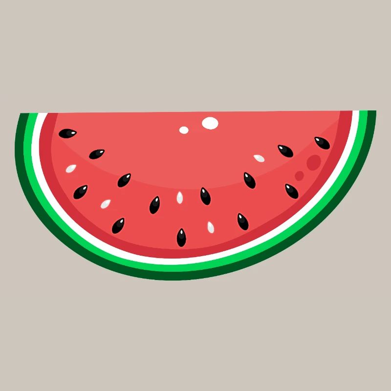 Tranche de design de pastèque