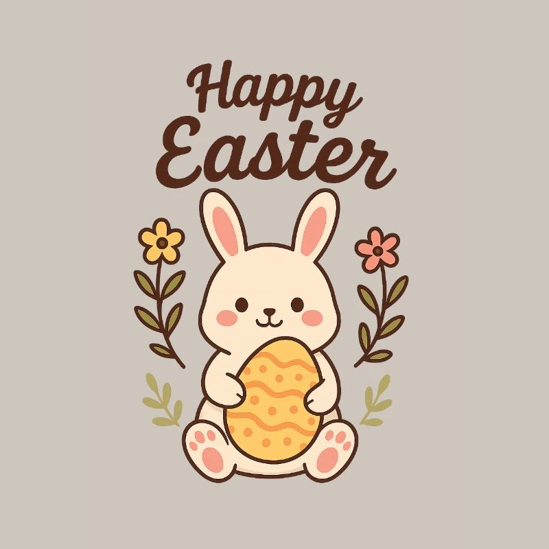Bunny with an Easter Egg