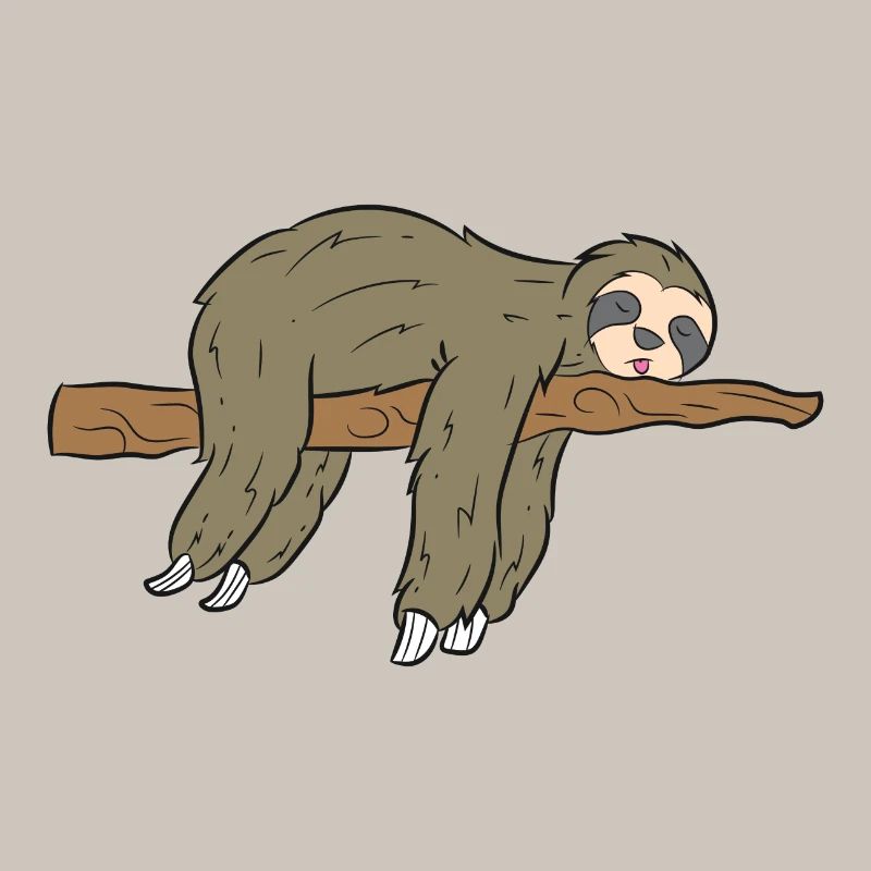 Sloth Sloth Gift Sloth Branch