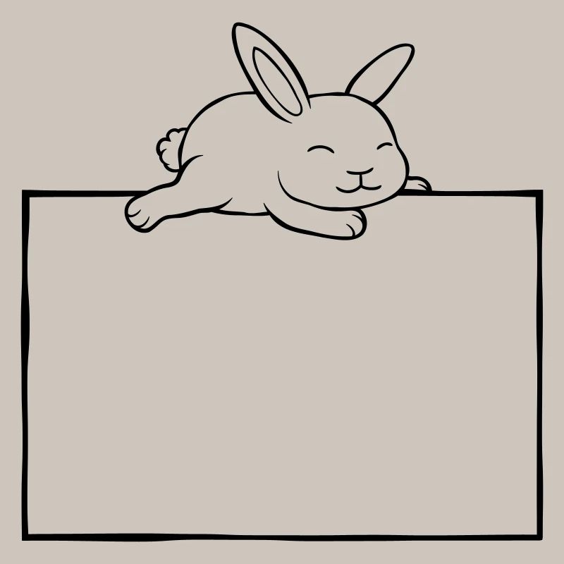Rabbit sleeps shield