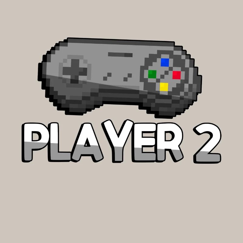 PLAYER 2 + SNES Controller - Gaming