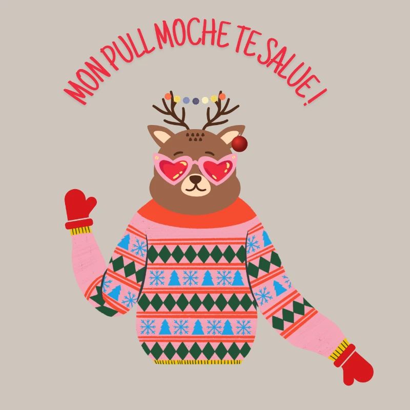 Mon pull moche te salue !