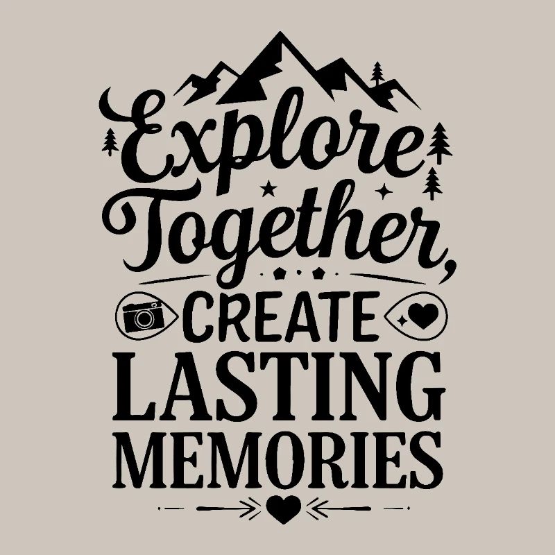 Explorez ensemble adevnture citation de voyage art texte