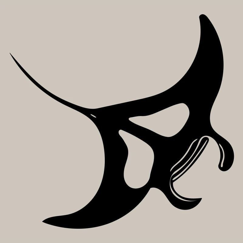 Manta Rochen Vector