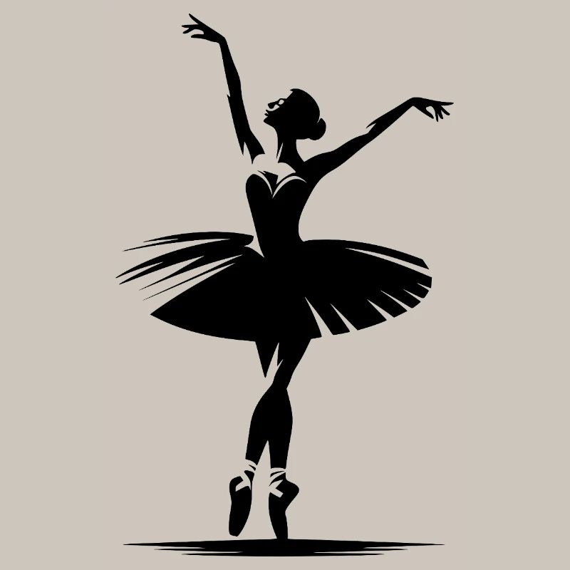 Dancer with elegance and classical dance pose