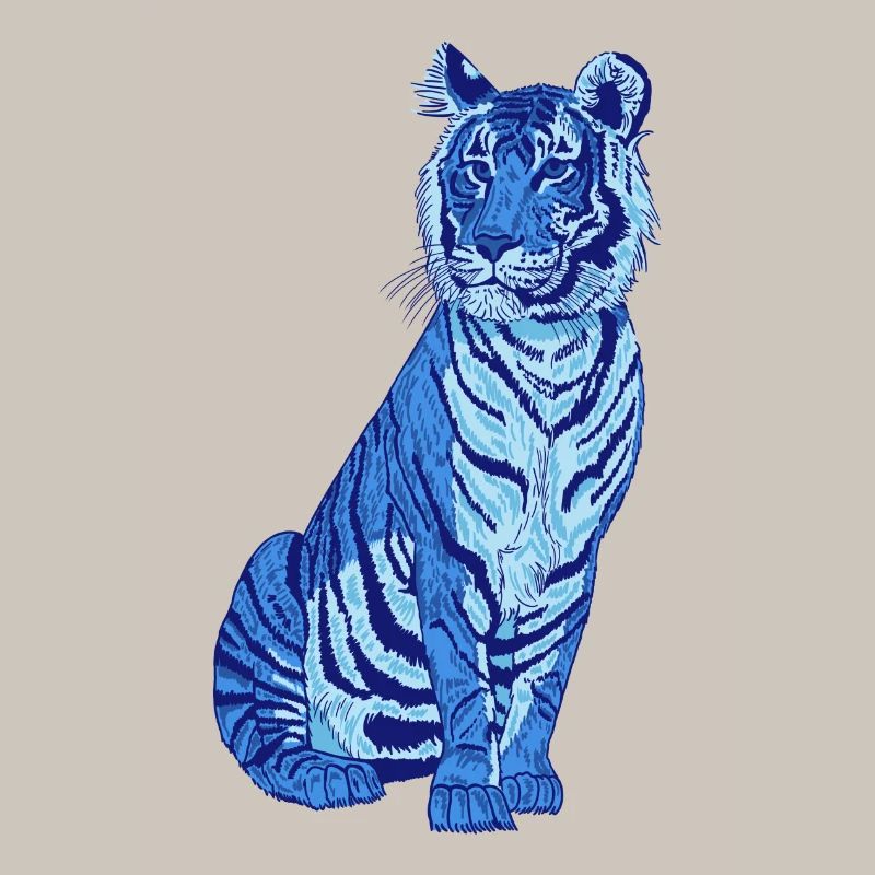 Tiger blue
