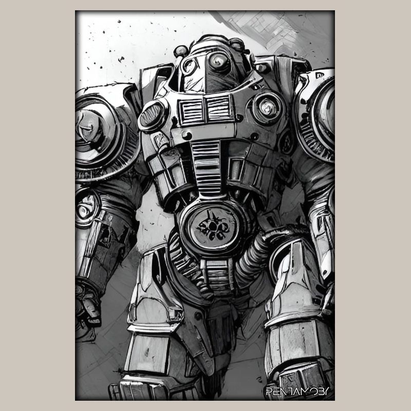 Kampfbot Robot Super Soldier Machine Warrior