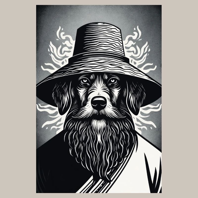 Der wachsame Hund