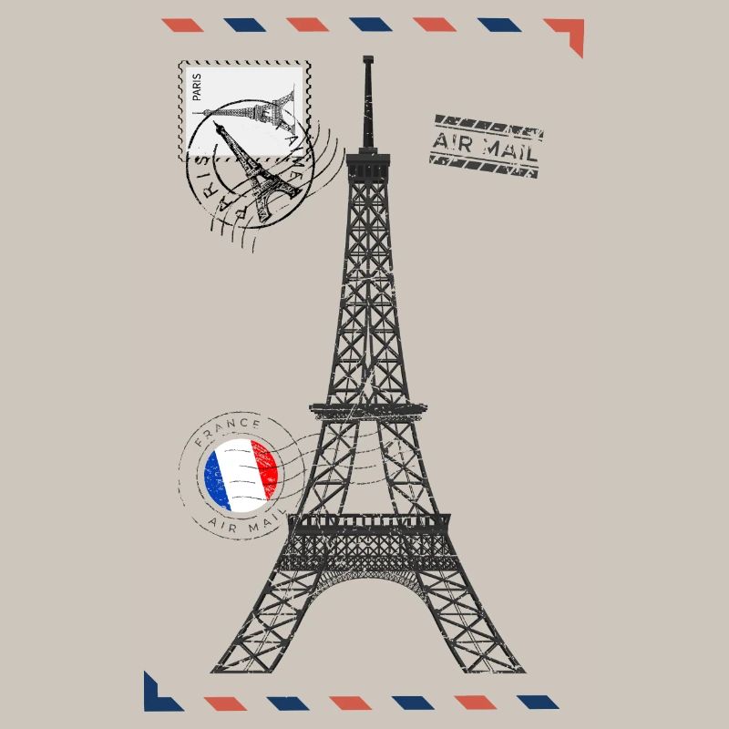 Paris Postcard Eiffel Tower