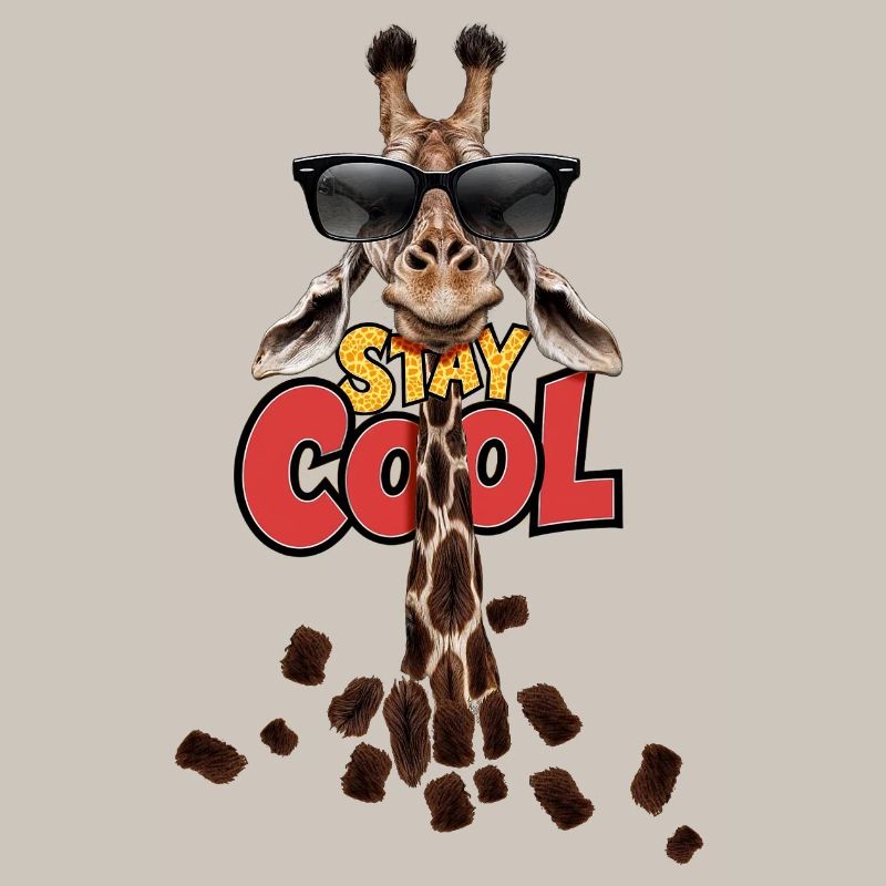 Bleib cool Giraffe