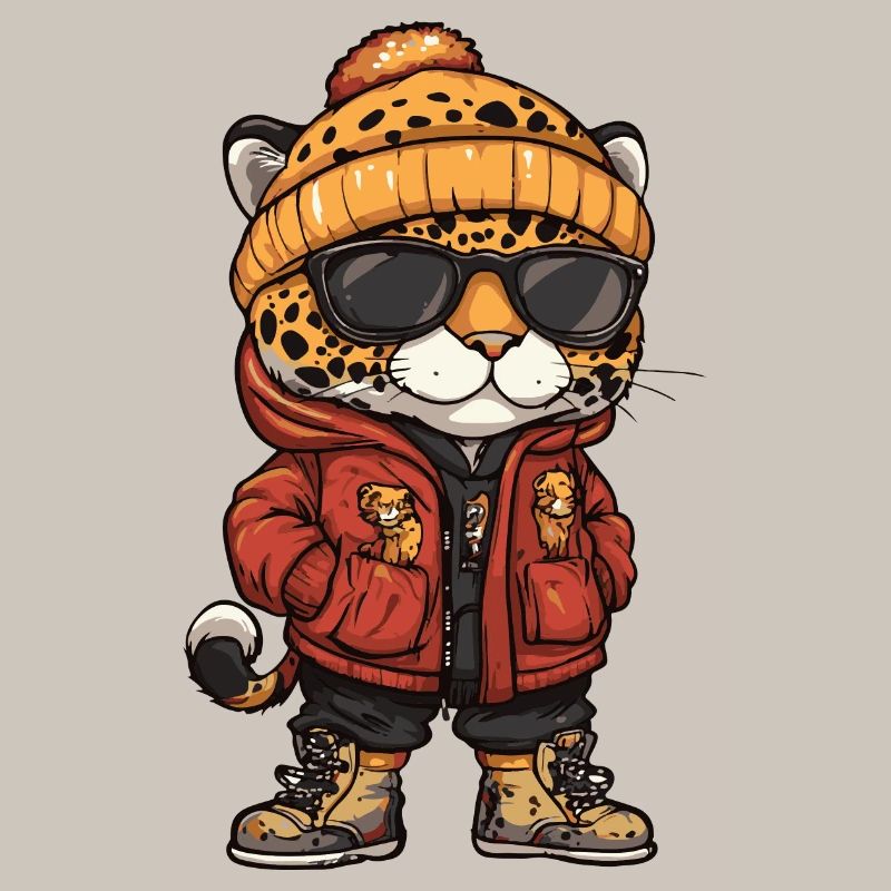 Leopard Winter Comic