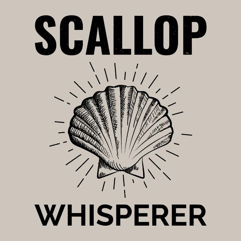Scallop Seashells Collector Beachcomber Shellfish