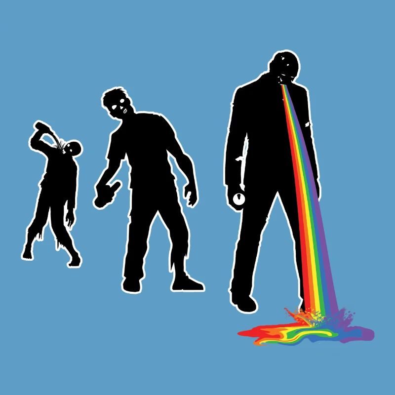 walking drunken rainbow