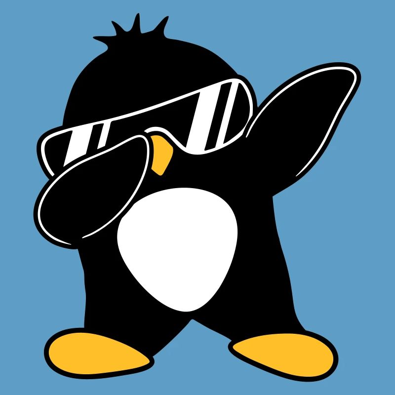 Dabbing Pinguin