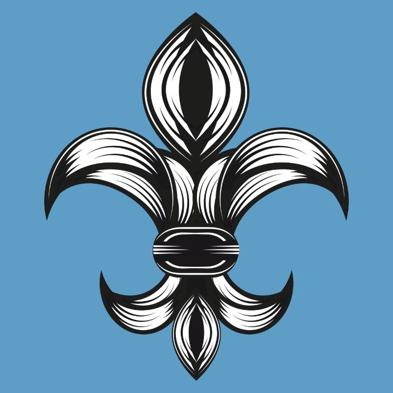 iris stylisé - Fleur-de-Lys