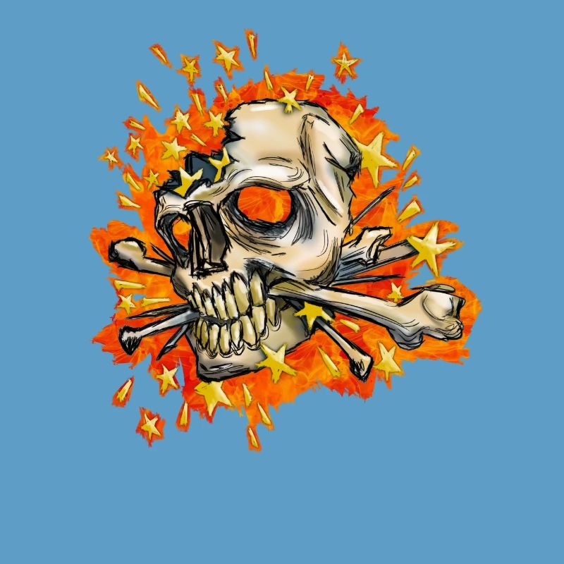 exploding skull