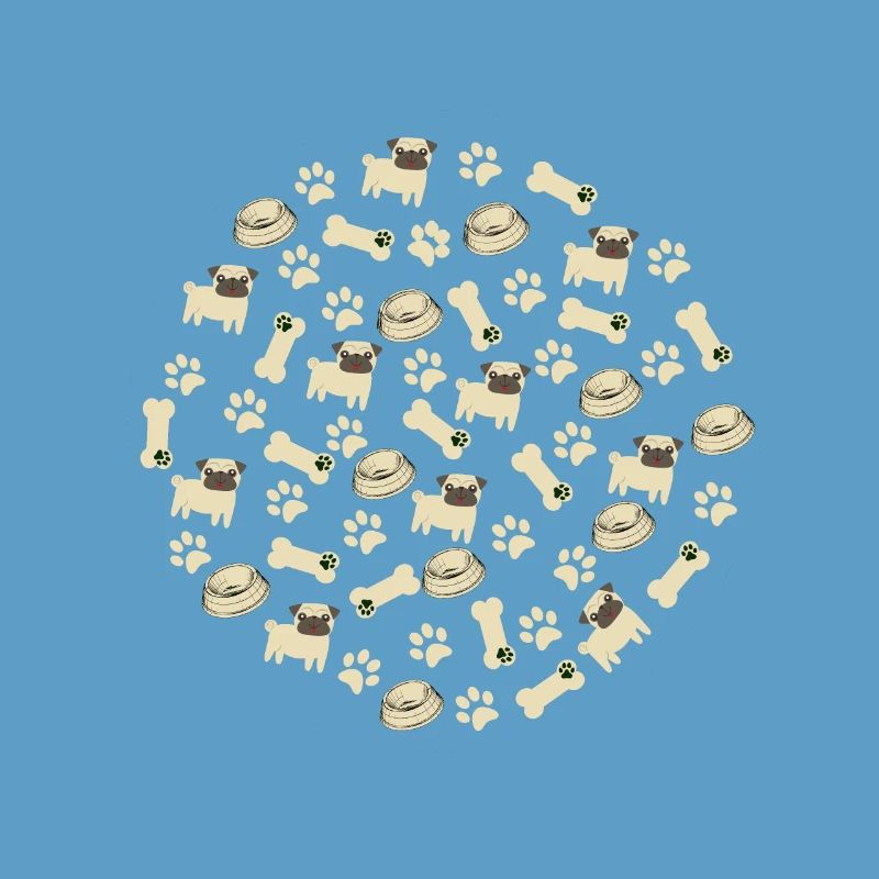 Pug Pattern - Pug Lovers Apparel