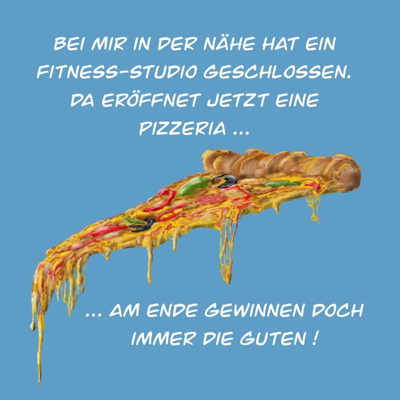 Fitness Studio oder Pizzeria - Pizza gewinnt immer