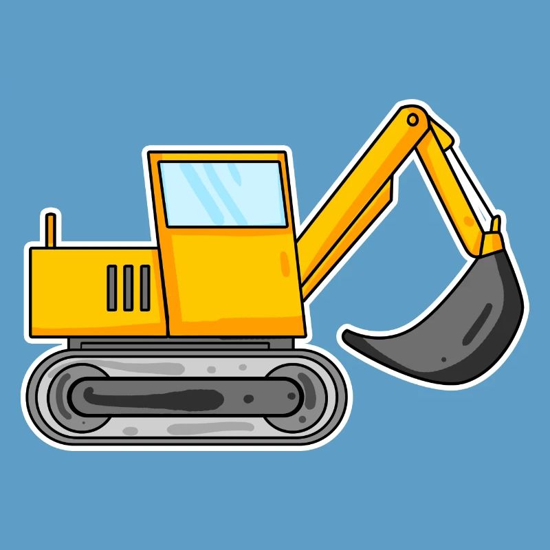 Bagger Baustelle Baggerfahrer