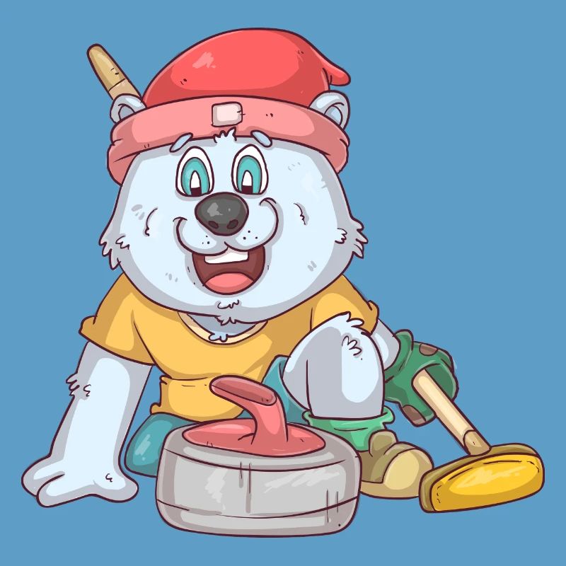 Curling Eisbär