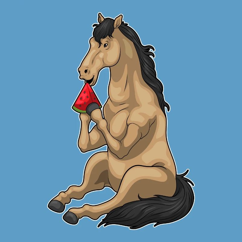 Pastèque cheval