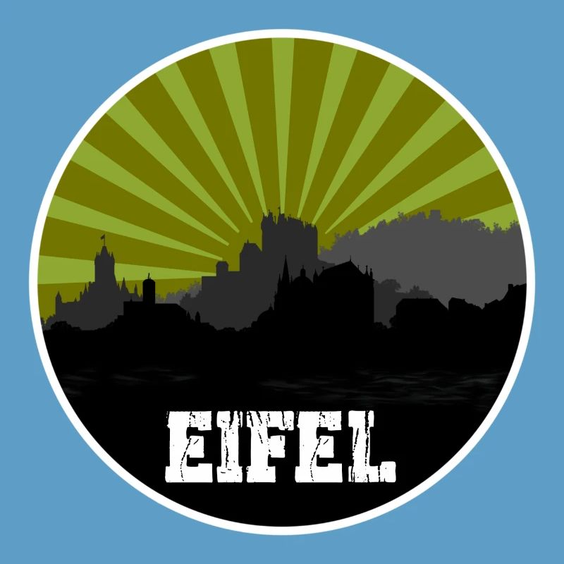 Eifel Skyline Retro