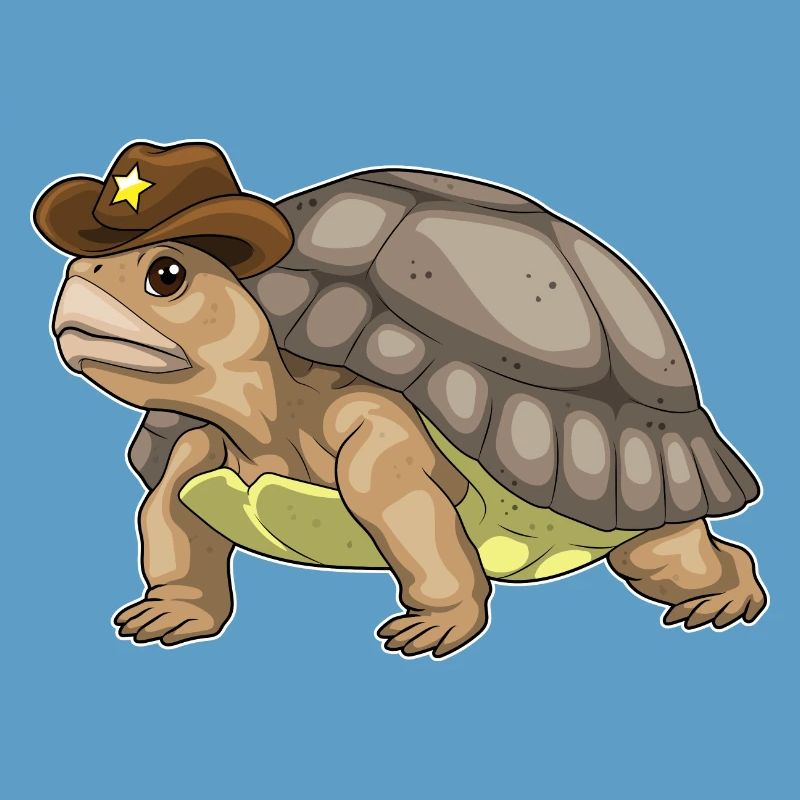 Turtle Sheriff Sheriff's Hat