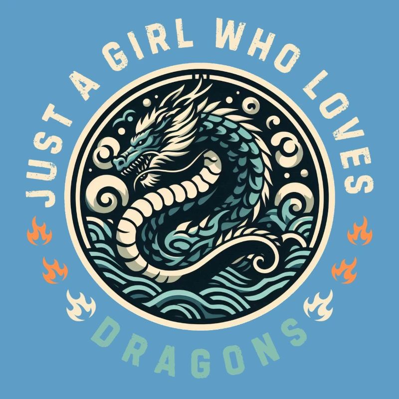 Nur ein Mädchen, das Drachen liebt