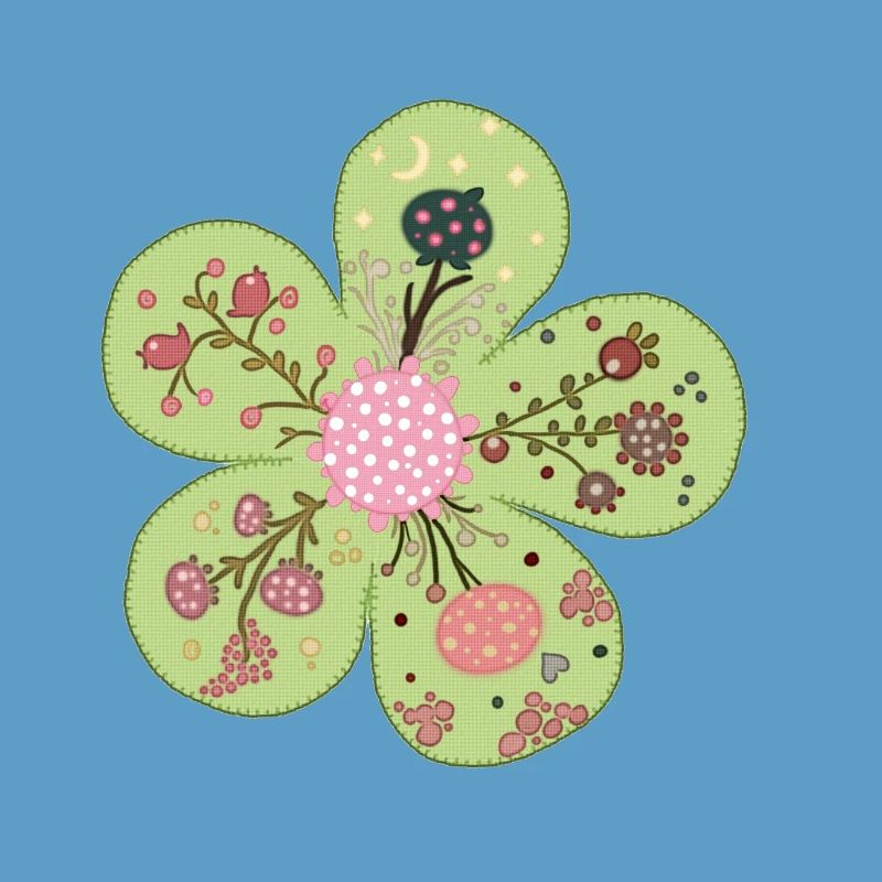 Patchworkfrühlingsblume