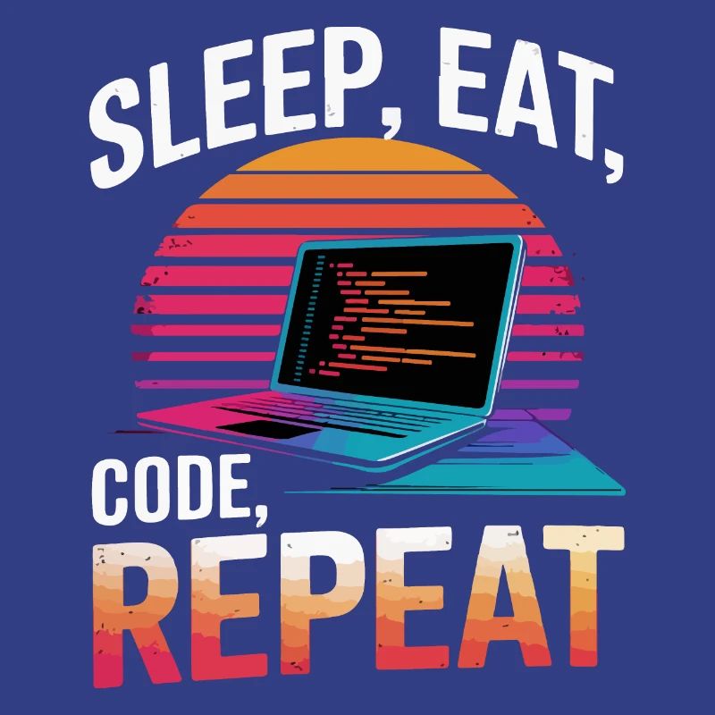 Sleep Eat Code Repeat Gift Programmer Developer