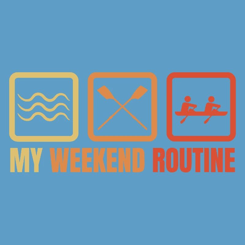 Ruderer Wochenendroutine