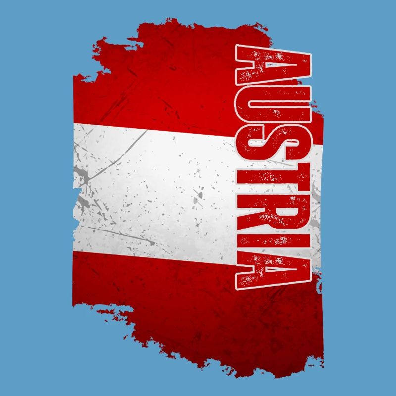 Vertical Austrian flag, Austrian pride